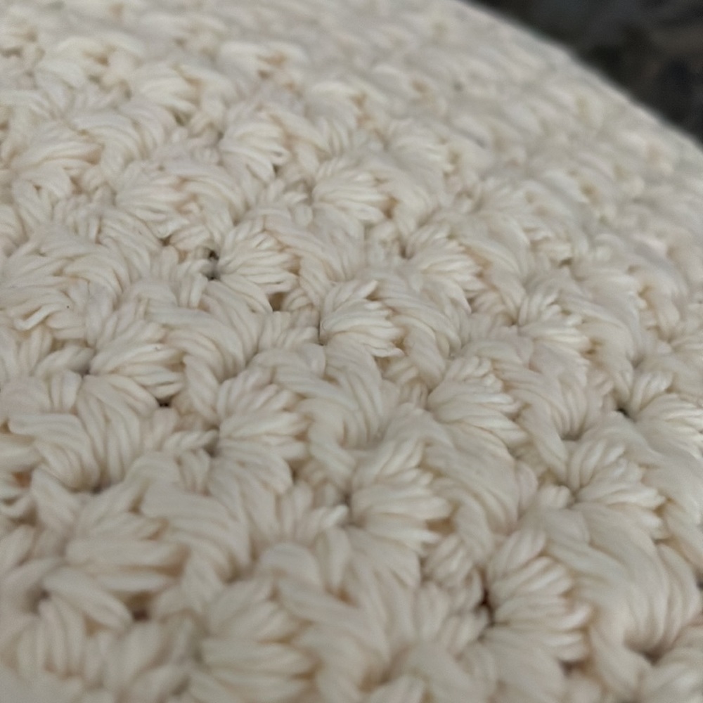 5 Crocheted Dish Cloths / Wash Cloths / Potholders Facecloths Trivet 100% Cotton - Picture 5 of 5